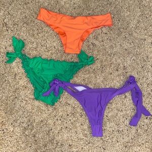 GREAT DEAL 3 cheeky bikini bottoms